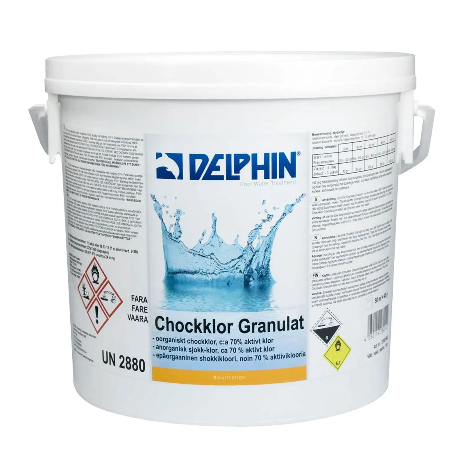 Chockklor Granulat 5kg Pool