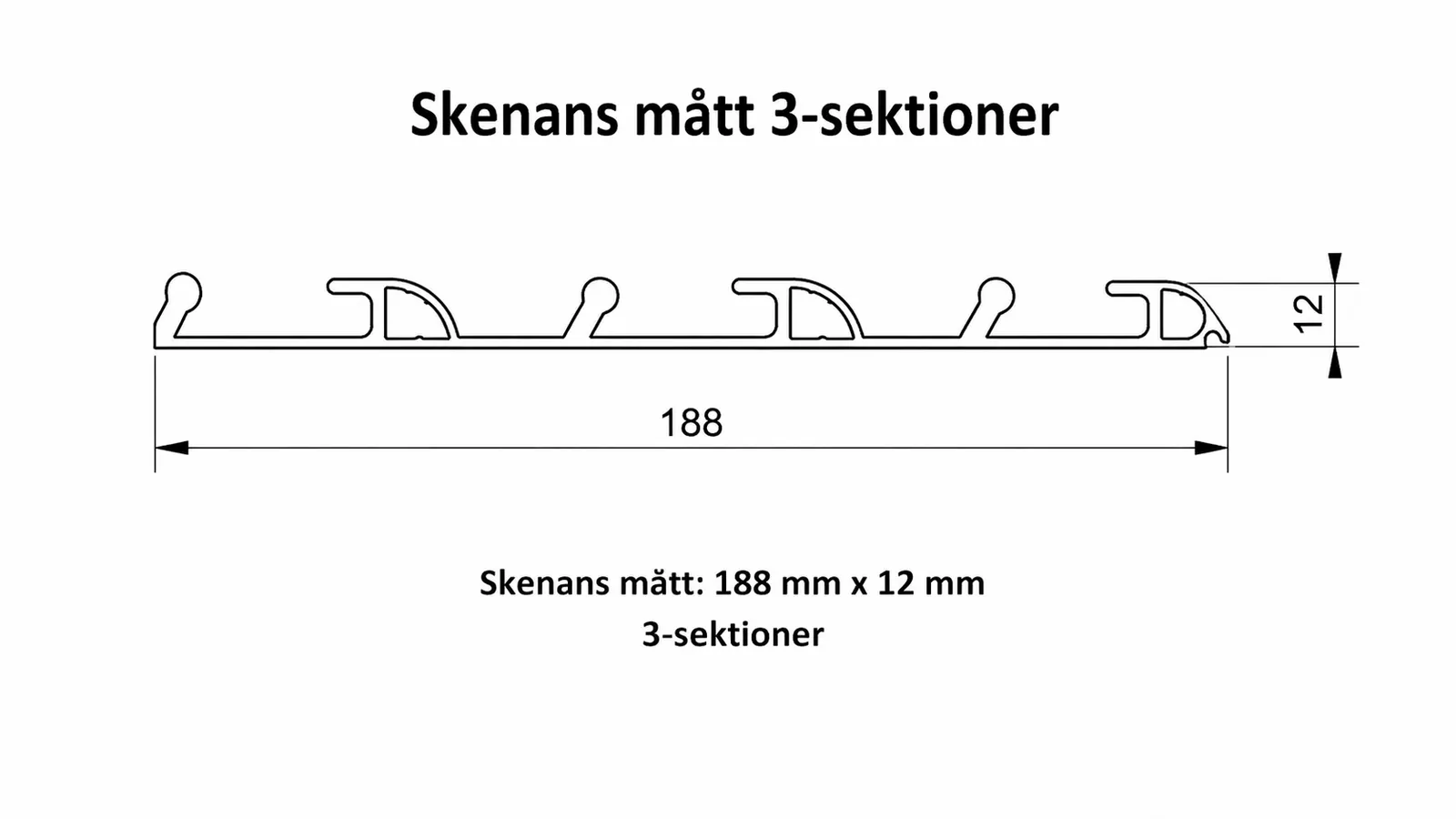 Nova Comfort 3×6 Antracit Klarplast - miniatyr 7