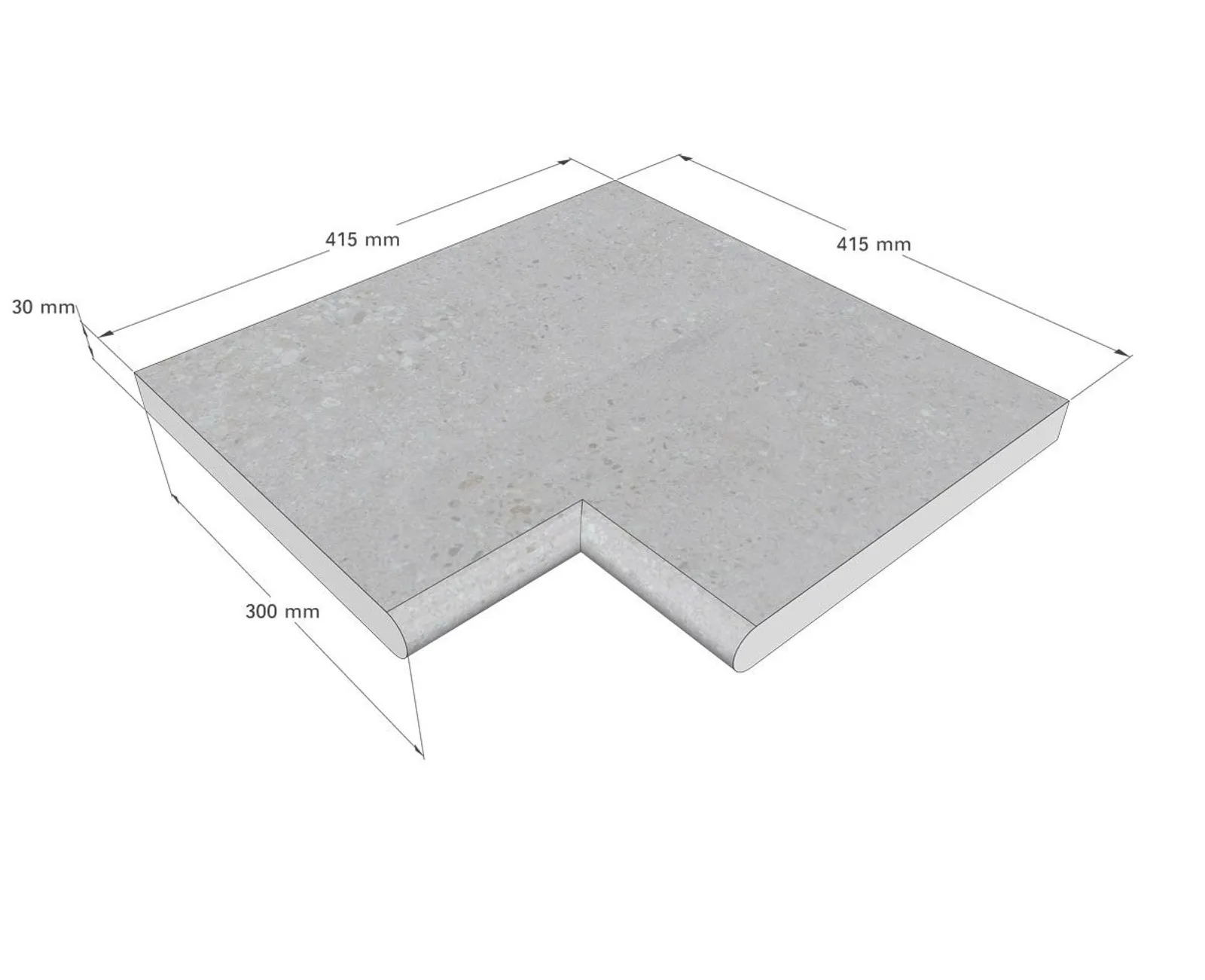 Stensarg Kiruna, Golden Brown (Travertine) - miniatyr 7