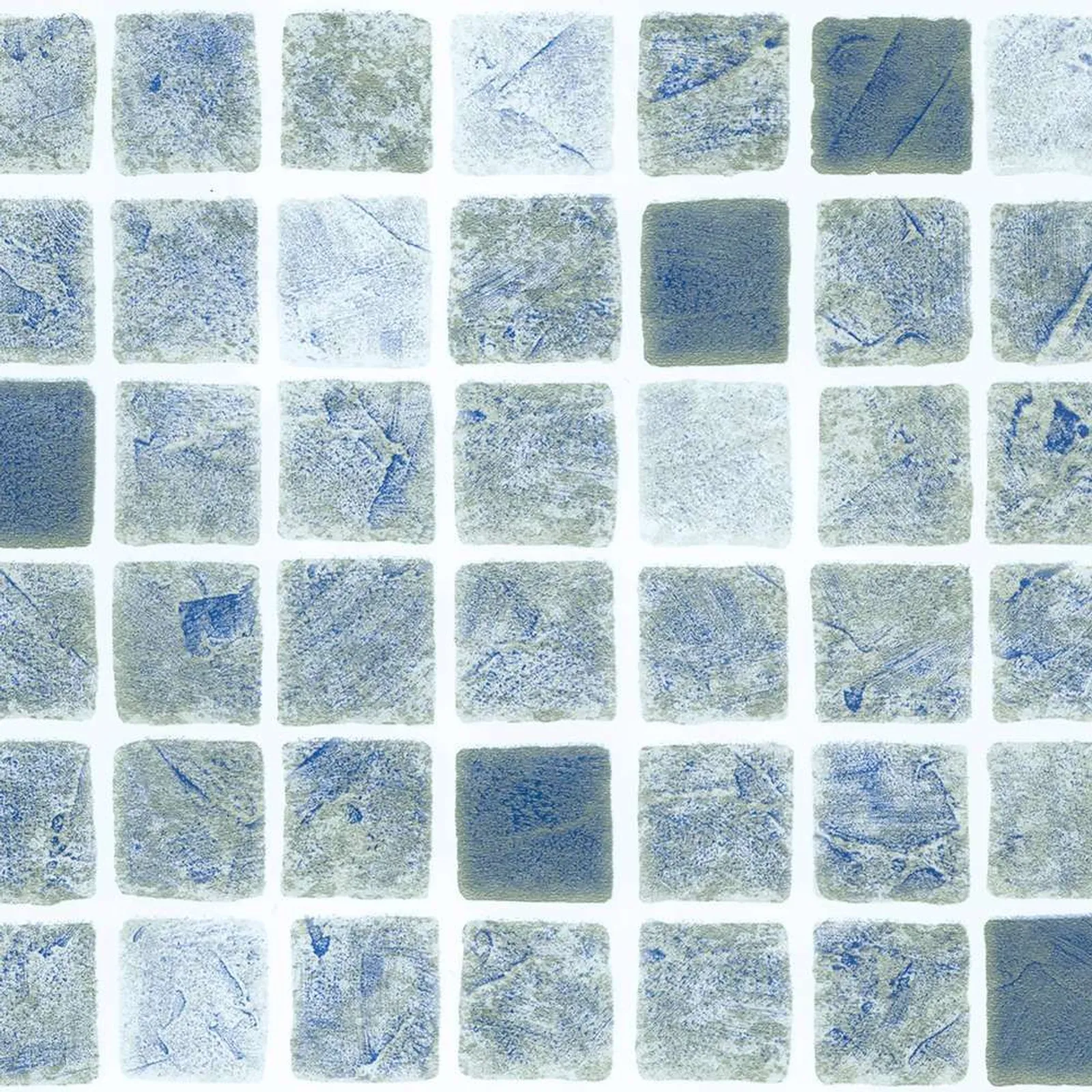 Liner Persia gråblå mosaik djup 1500mm