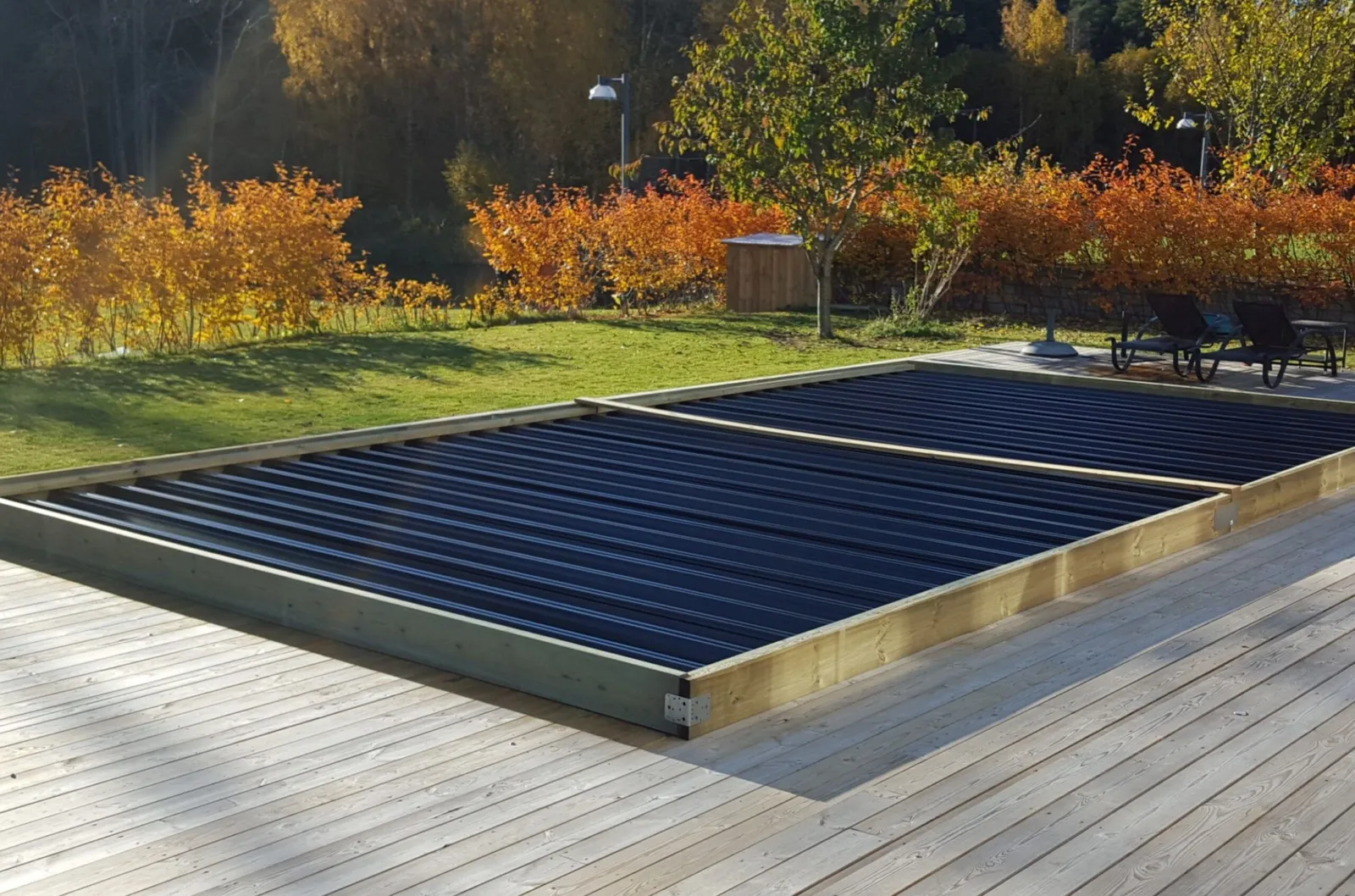Träram för vinterplåtar till och med poolstorlek 4x8