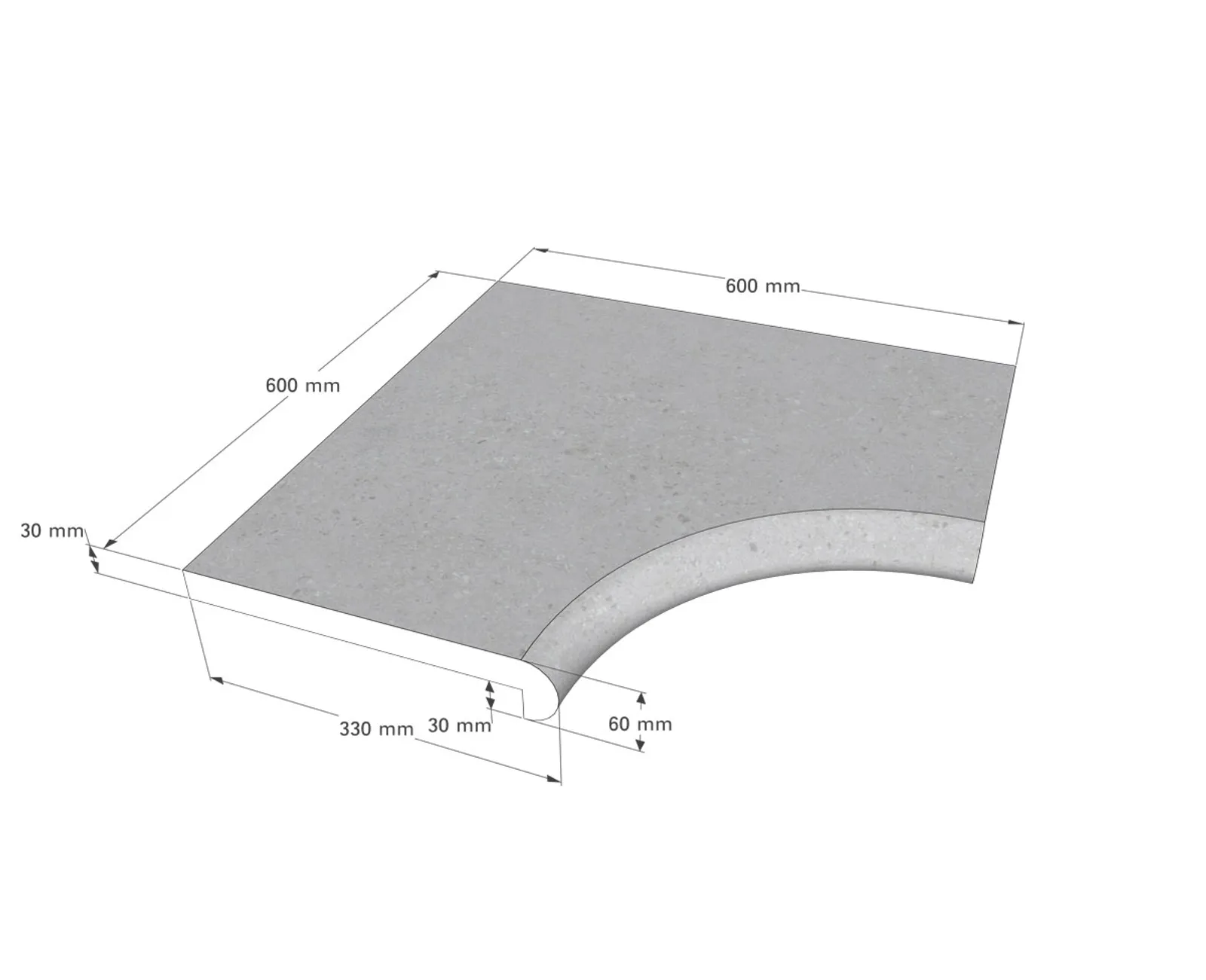 Stensarg Napoli, Shadow Grey (Travertine) - bild 6