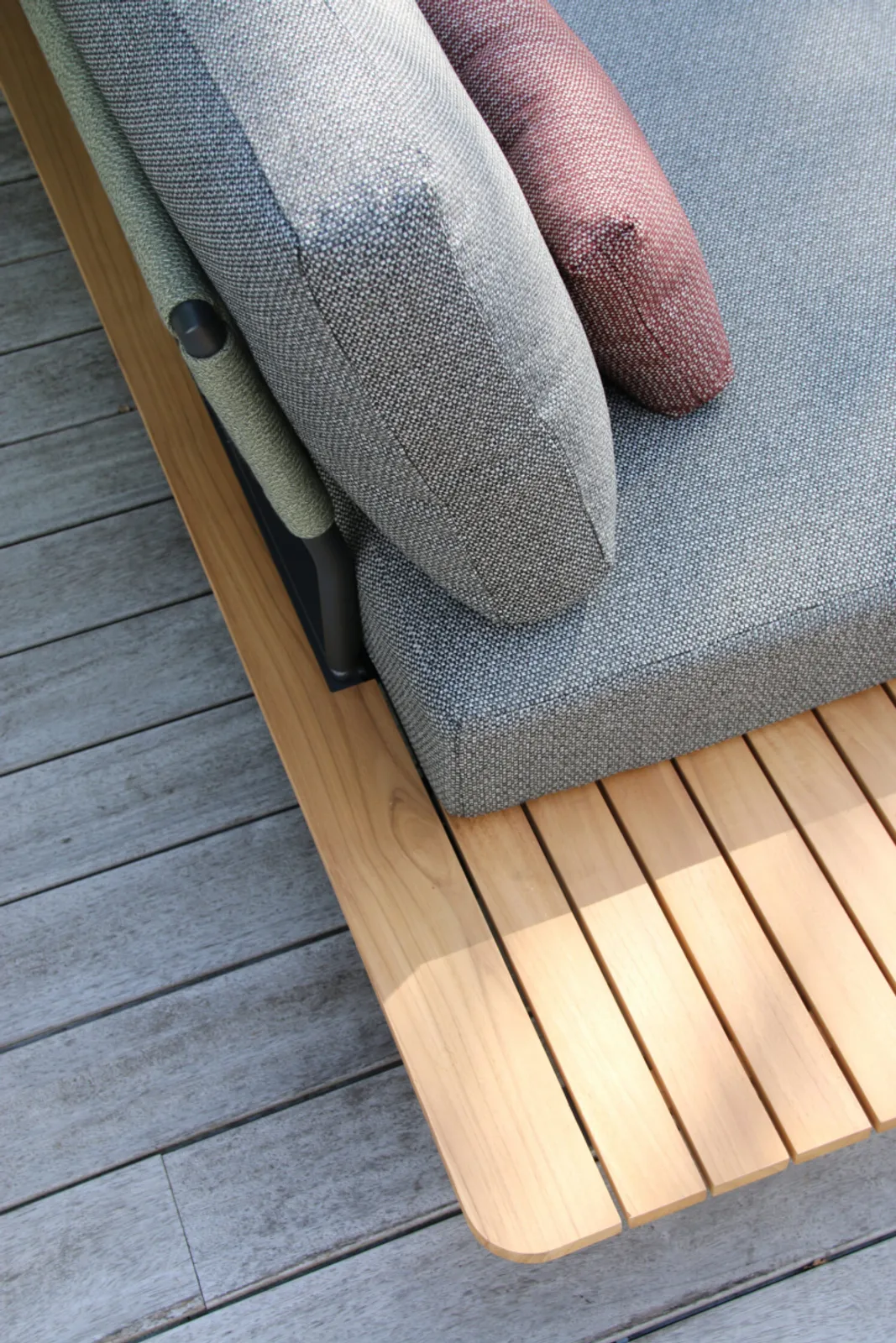 STAY Natural Lounge soffgrupp kol — mörkgrå/grönt rep - bild 4