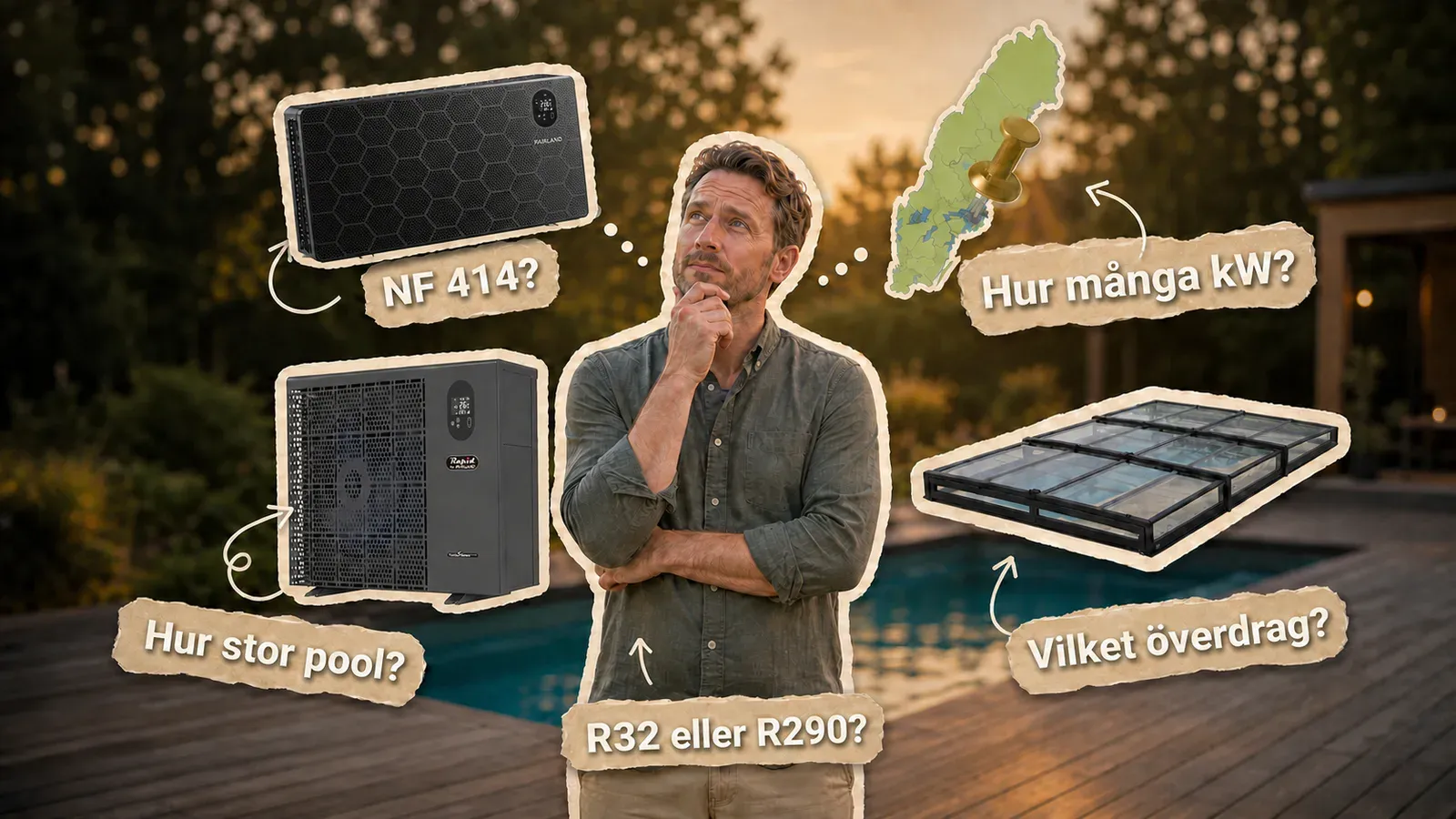 Välj rätt poolvärmepump