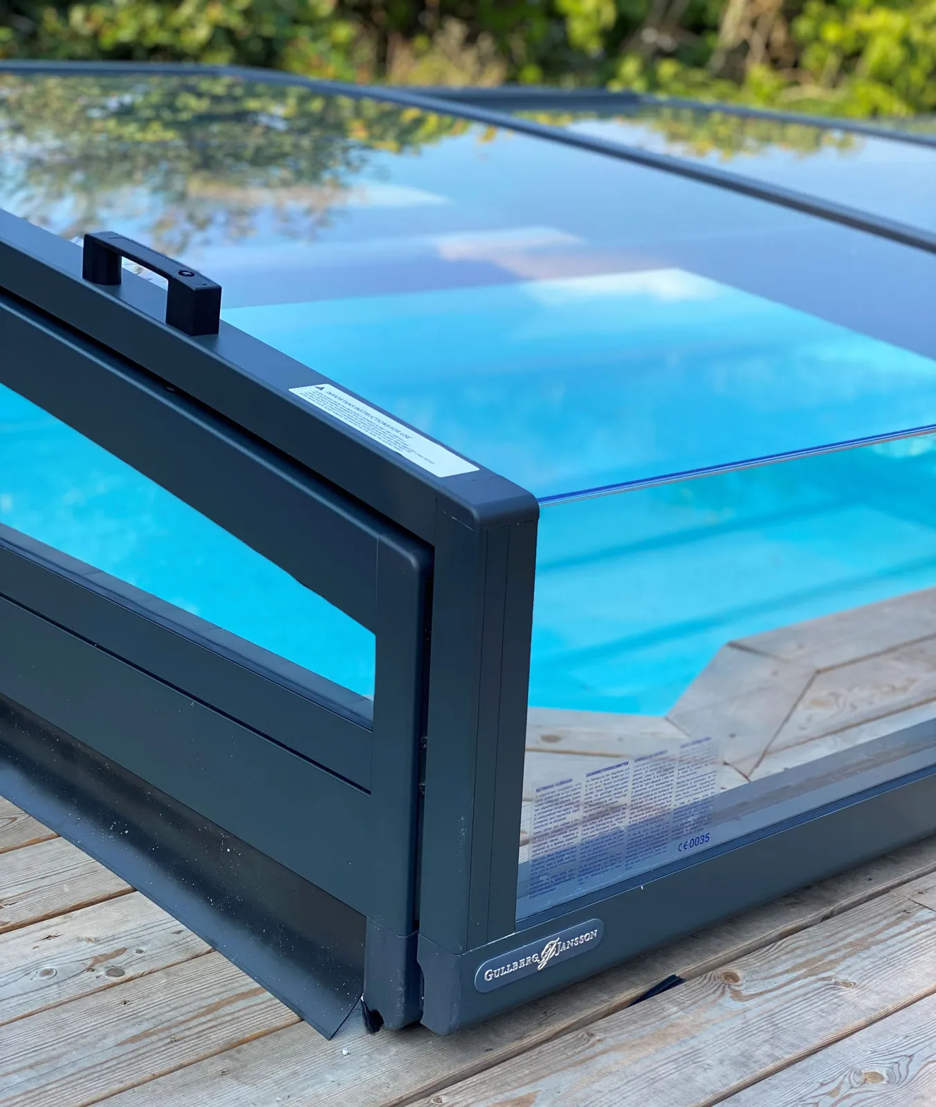Leia Standard 4×8 Antracit Klarplast – 4 sektioner - bild 4