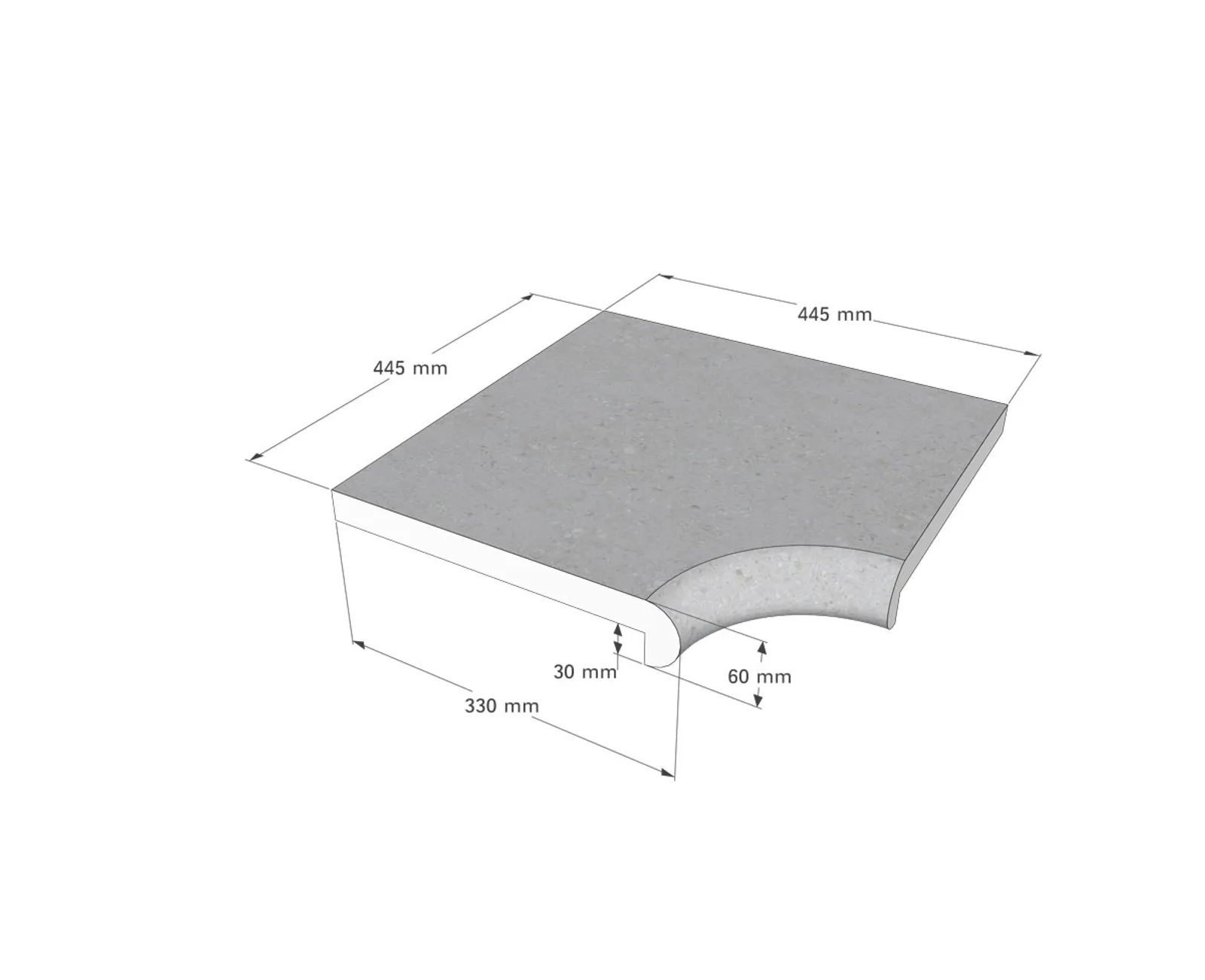 Stensarg Napoli, Shadow Grey (Travertine) - bild 5