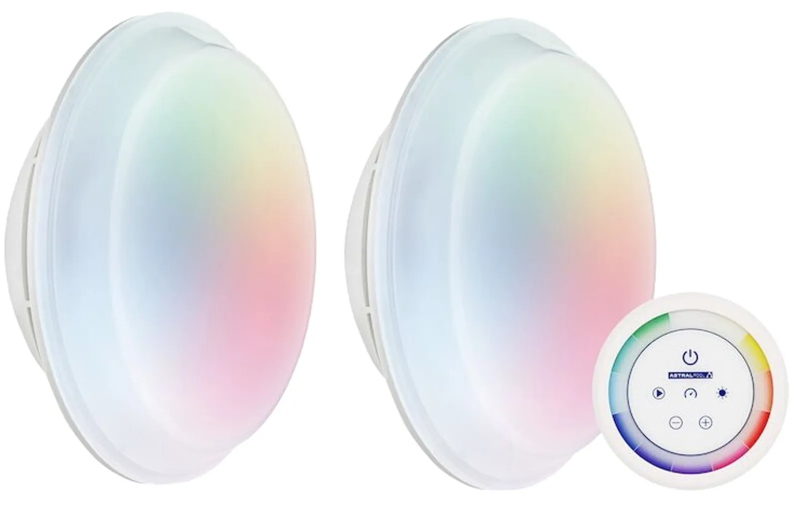 Poollampa LumiPlus PAR56 Plug & Play RGB 2-pack med fjärrkontroll – AstralPool - bild 1