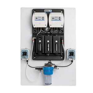 MiniMaster monterad pH+fritt klor doseringspaket