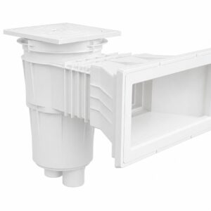 Bräddavlopp Skimmer AstralPool 17,5L Wide Mouth i vit för linerpool