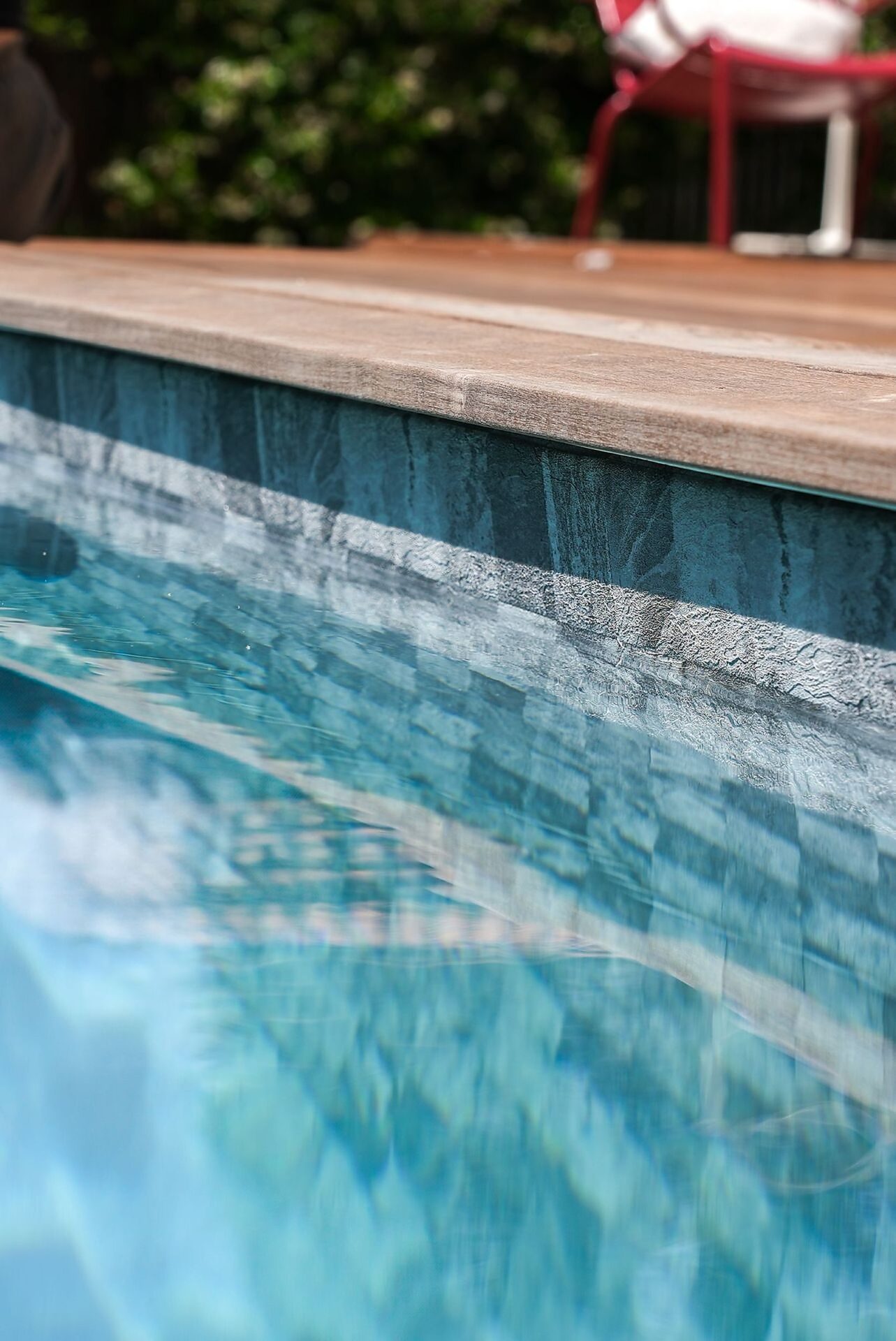 CGT Aquasense Fidji Vintage Grey – installerad pool