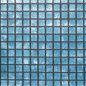 Haogenplast Matrix Svart & Blå – installerad pool