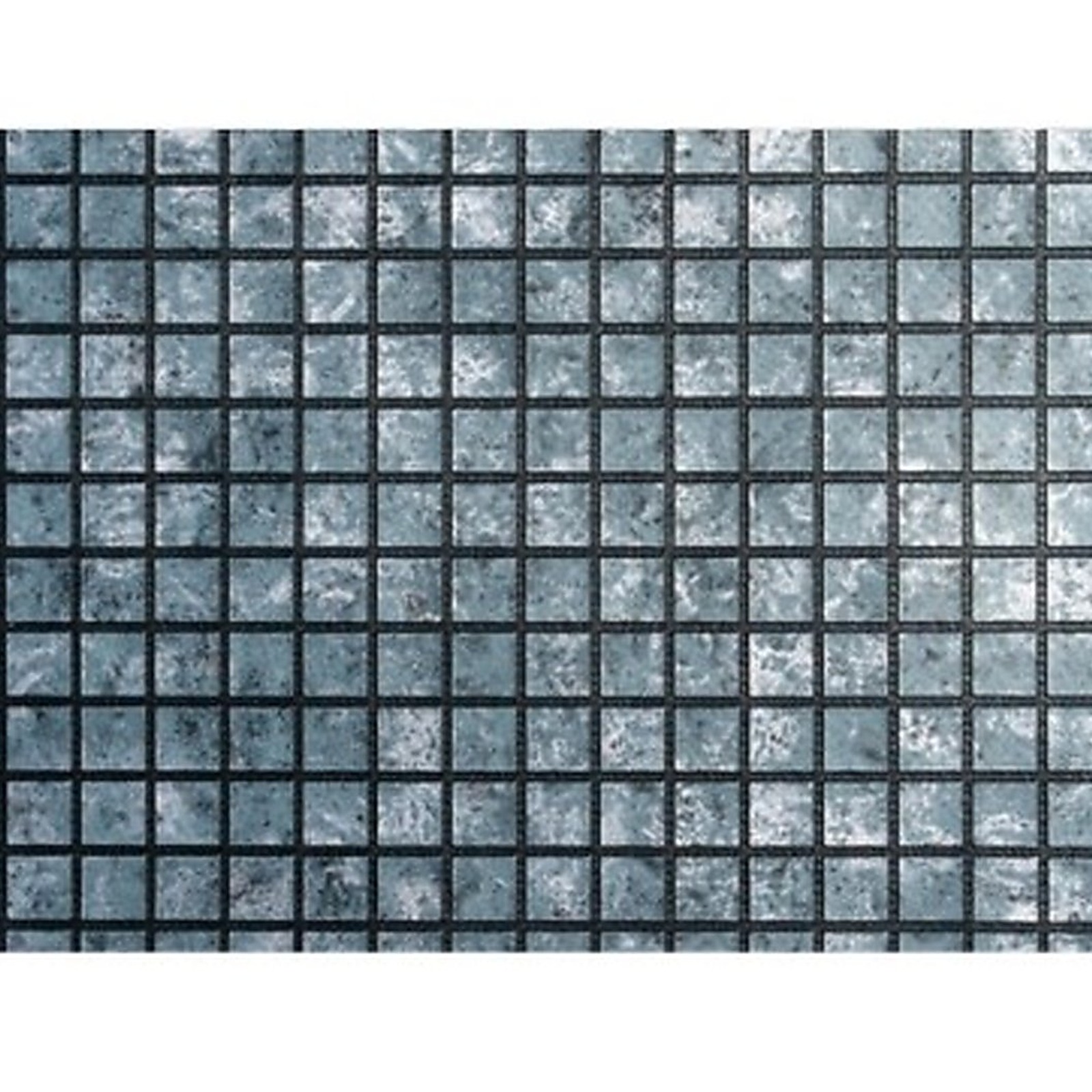 Haogenplast Matrix Svart & Silver – installerad pool